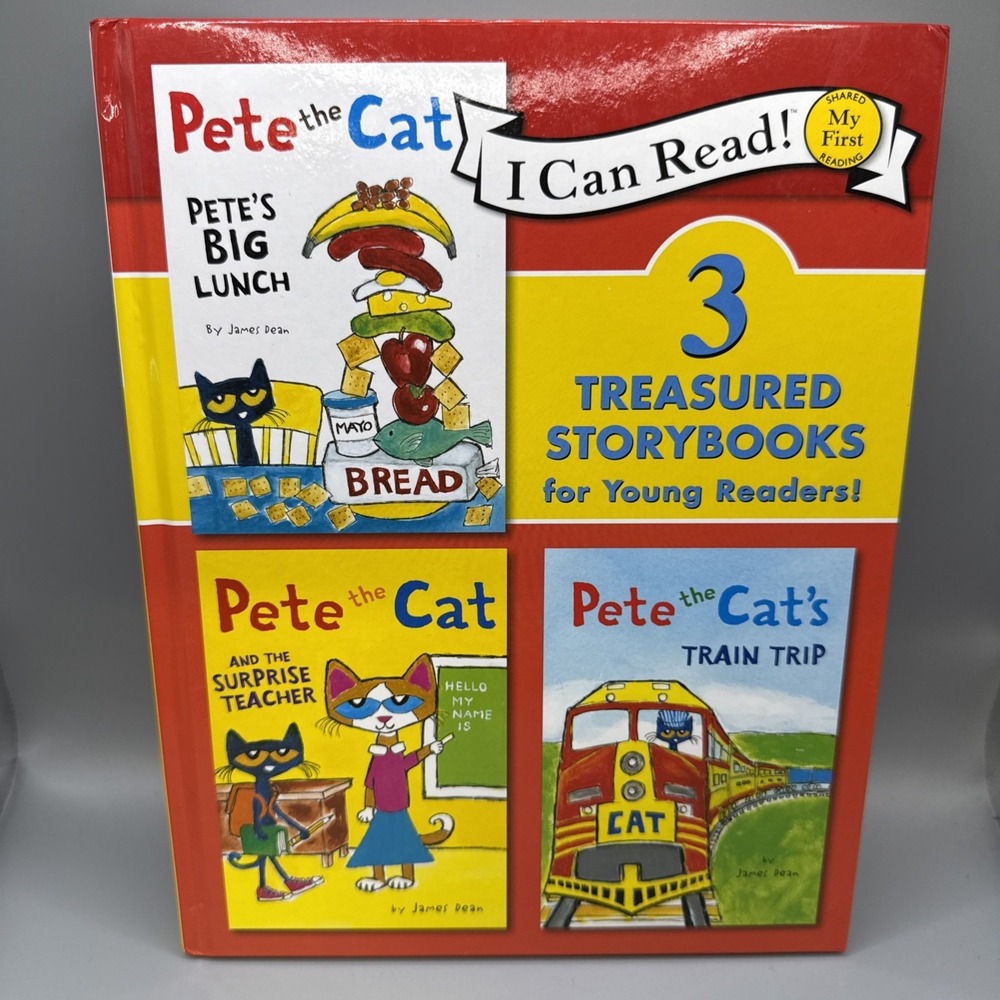 3 IN 1: I CAN READ! PETE THE CAT COLLECTION by James Dean